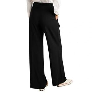 Rag & Bone Pleated Crepe Pants Black Size XL Stretch NWOT